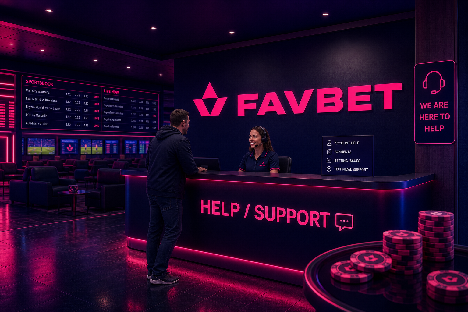 Contact Favbet support