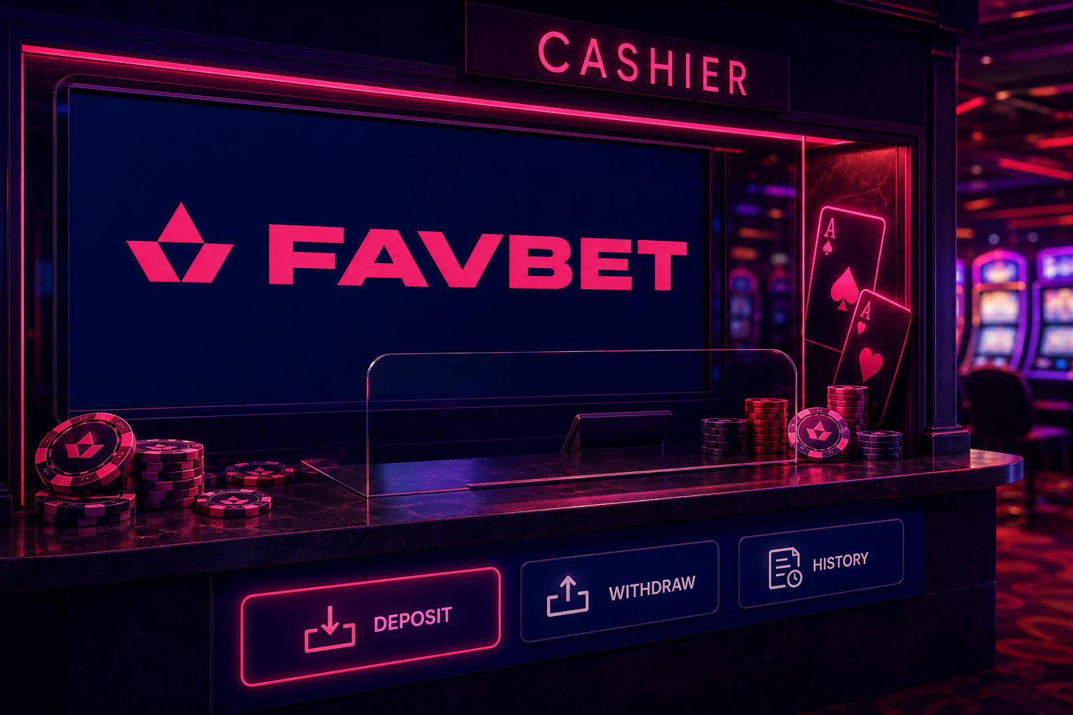 Favbet Cashier - Deposit and Withdraw
